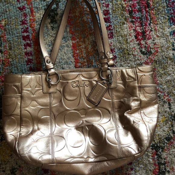 Coach Handbags - Coach metallic purse Coach Handbags - Coach metallic purse